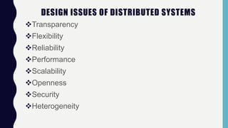 Lect 2 Types of Distributed Systems.pptx | Computer Networking | Computing