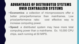 Lect 2 Types of Distributed Systems.pptx | Computer Networking | Computing