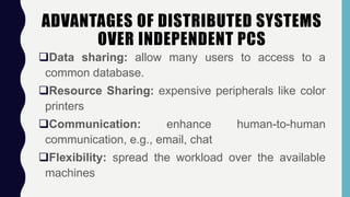 Lect 2 Types of Distributed Systems.pptx | Computer Networking | Computing