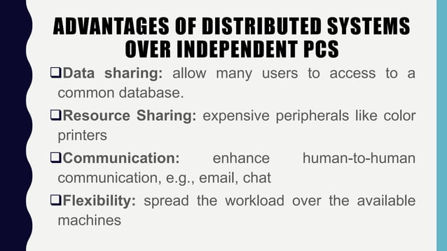 Lect 2 Types of Distributed Systems.pptx | Computer Networking | Computing