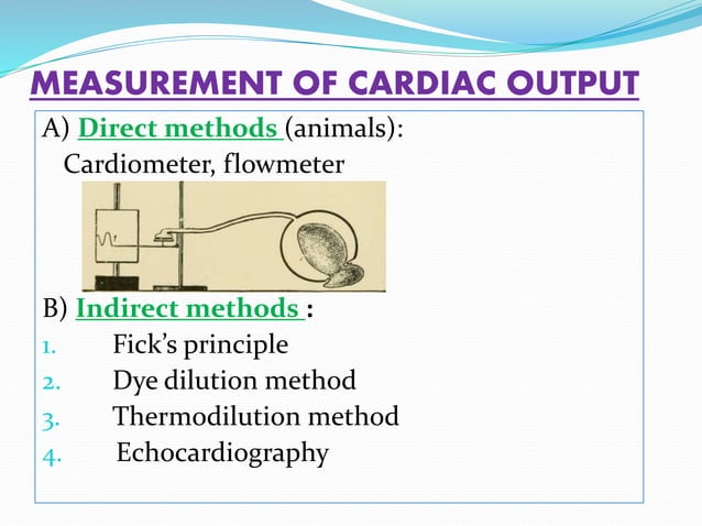 cardiac output, | PPTX