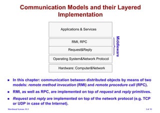 COMMUNICATION IN DISTRIBUTED SYSTEMS | PDF