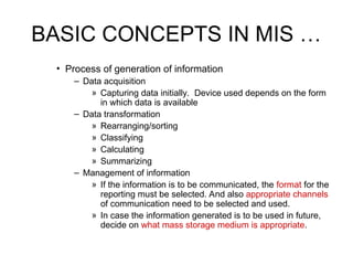 Management information system application process material.ppt