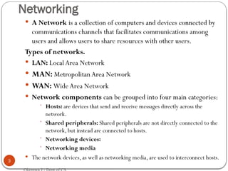 Networking and InternetworkingA client server presentation explain ...