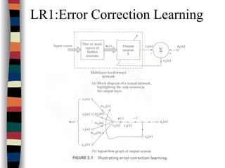LR1:Error Correction Learning
 
