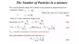 The Number of Particles in a mixture
 