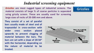 Industrial screening equipment
 