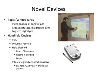 Interaction devices in human Computer Interface(Human Computer ...
