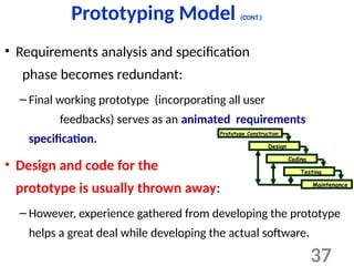 Life cycle model of Software development | PPTX