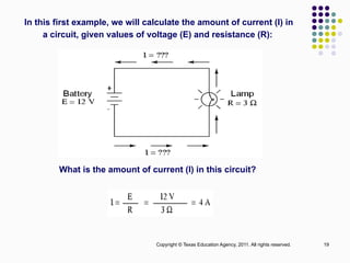 Comprehensive Guide to Ohm’s Law and Basic Electrical Theory | PPTX