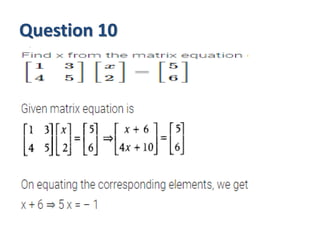 Question 10
 