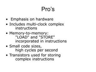 Computer Architecture refers to the attributes of a system visible to a ...