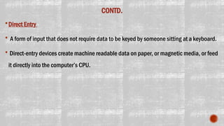Direct Entry Buds File Example LECT 5.pptx of computer and it's application in pharmacy | PPTX