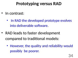 Rad Development Model Disadvantages RAD(Rapid Application development) SDLC Model | PPTX