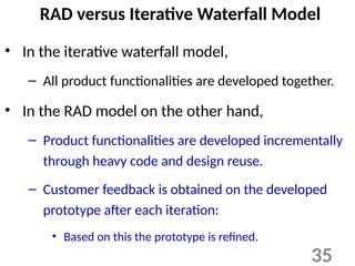 RAD(Rapid Application development) SDLC Model | PPTX