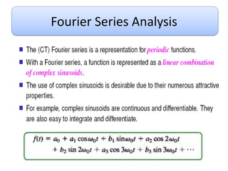 Fourier Series Analysis
 