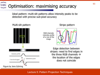 Projection File Pattern Lecture 5 Pattern Projection Techniques | PDF
