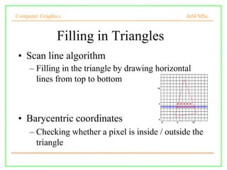 visible surface detection in 3D objects for viewing | PPT