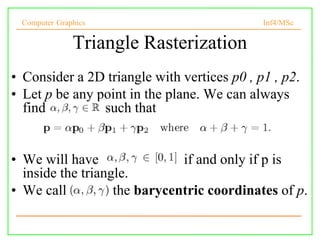 visible surface detection in 3D objects for viewing | PPT