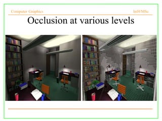 visible surface detection in 3D objects for viewing | PPT