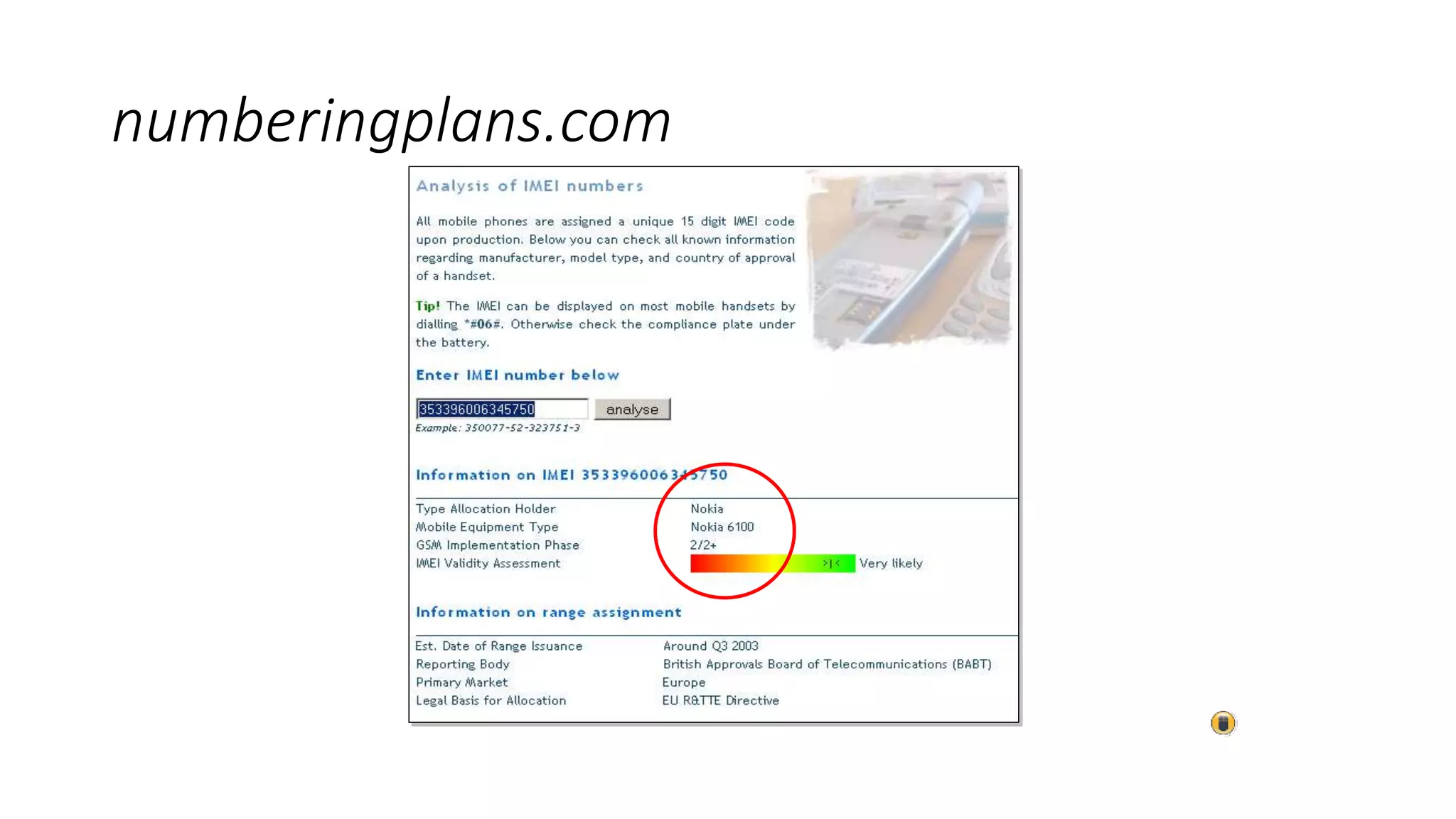 numberingplans.com
 