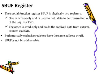 Serial Communication in 8051 | PPTX