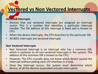 Interrupts in 8051 | PPTX