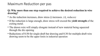 Intro to Bar Drawing and wire manufacturing | PPTX