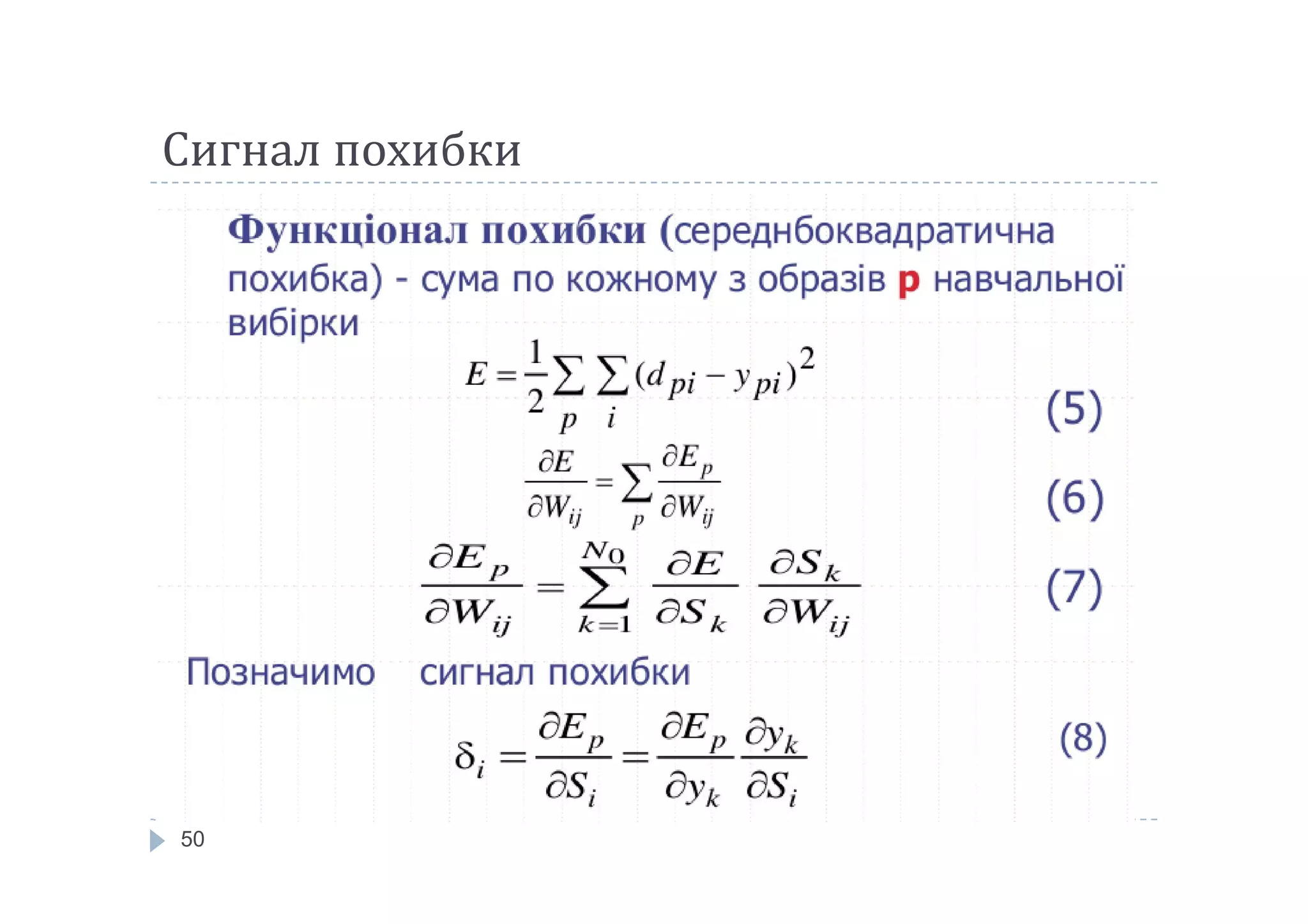 Сигнал похибки
50
 