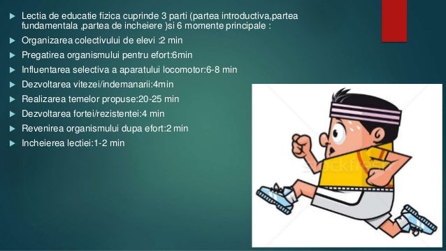 Lectia De Educatie Fizica Si Sport