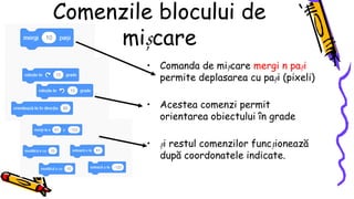 Comenzi și Algoritmi de Programare în Scratch pentru Începători | PPTX