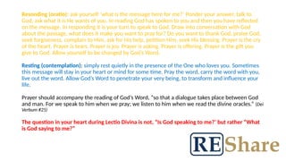 Lectio Visio Examples Lectio-Divina-and-Visio-Divina-Principles-and-Procedures.pptx