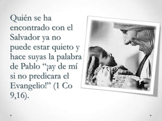 La Iglesia, desde sus inicios, ha bebido de la Palabra y, movida por el Espíritu, la ha consignado por escrito para vida de la misma comunidad. Es el Espíritu del Señor quien le ha enseñado y conducido al encuentro con Cristo en la Escritura, que es Palabra escrita de Dios para nosotros.  La lectura de la Palabra es   “en” y “con” la Iglesia
