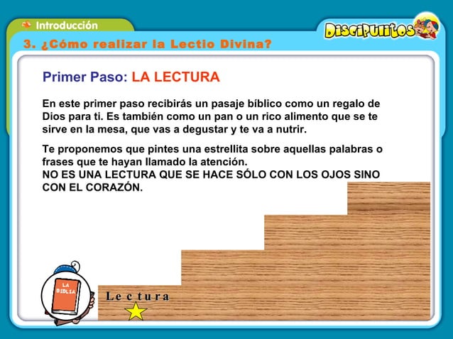 Lectio divina para niños introducción | PPT