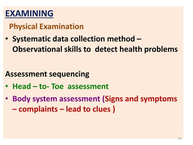 Nursing Health Assessment | PPTX | Healthcare Industry | Industries