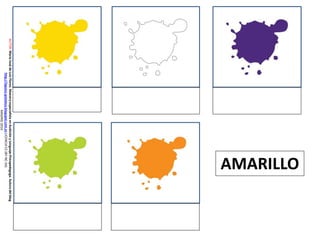 AMARILLO
AUTOR:MaríaJosédeLuisFlores.MaestraespecialistaenAudiciónyLenguaje-Psicopedagoga.Autoradelblog
http://lapsico-goloteca.blogspot.com.esLICENCIACC(BY-NC-SA)
MADRID2016
 