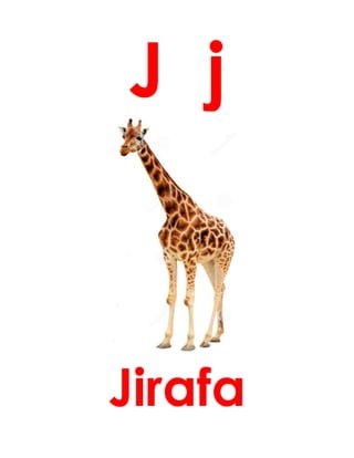 J j
Jirafa
 