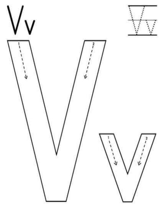 APRENDAMOS LA LETRA W
Nombre: _____________________________________ Fecha: ____________________
APRENDAMOS LA LETRA W
 