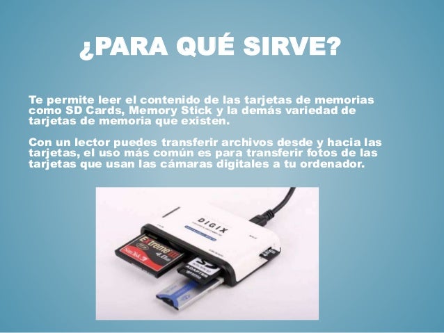 tarjeta de memoria para q sirve