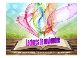 CEIP San Pedro Apóstol Curso 2016-2017 La Mojonera
 