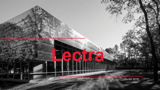 Présentation institutionnelle
Lectra
29 12-2015
Lectra
Février 2016
 