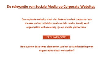 Crisis/verandering
