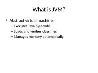 Comprehensive Overview of Java Architecture and Platform Independence ...