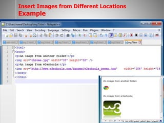 Insert Images from Different Locations
Example
 