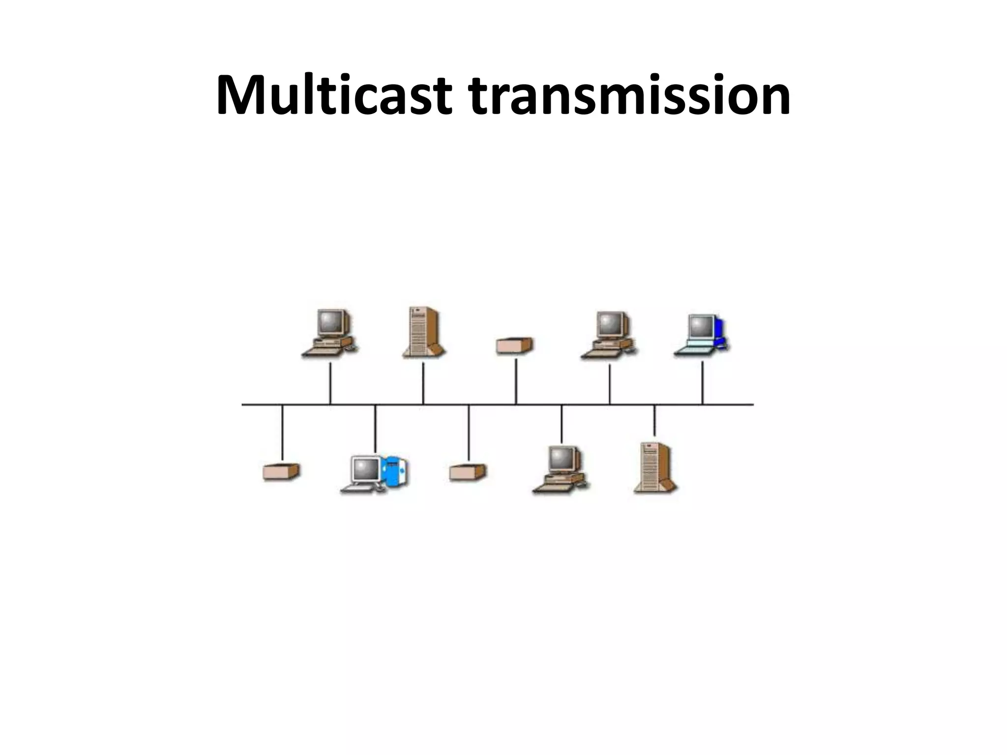Multicast transmission
 