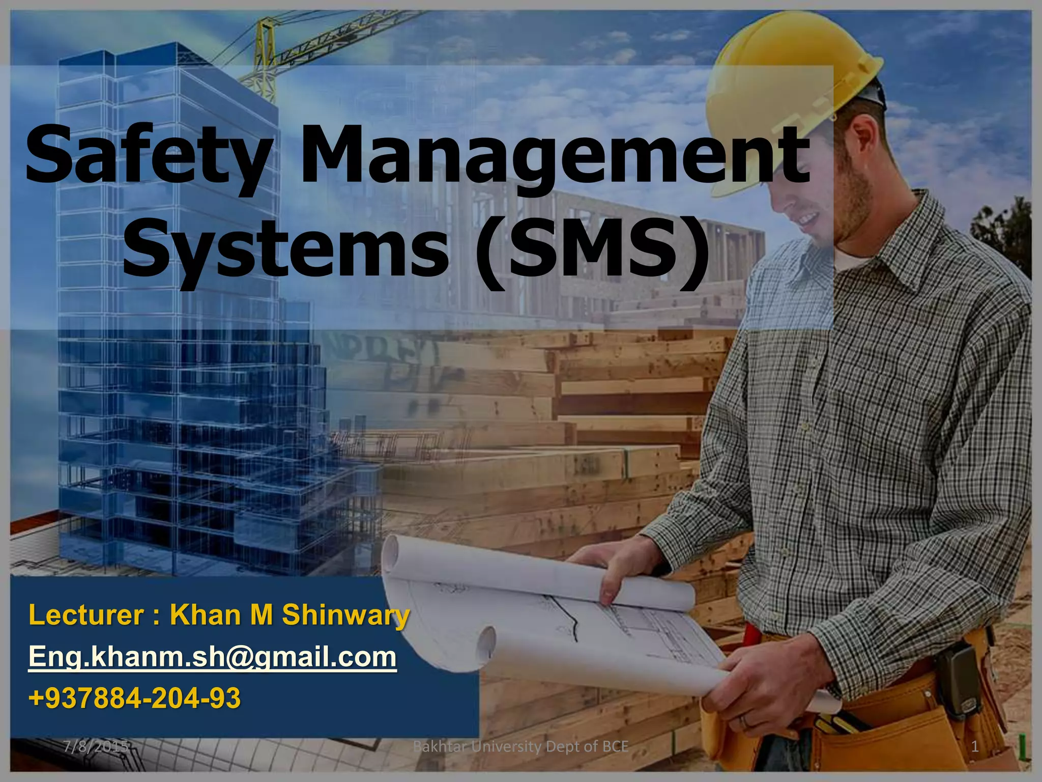 Safety Management System SMS | PPTX