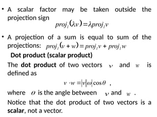 Vectors and operations on the vectors in engineering math | PPTX