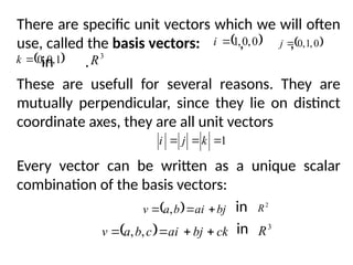 Vectors and operations on the vectors in engineering math | PPTX