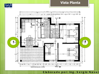 Vista Planta Elaborado por: Ing. Sergio Navarro Hudiel 