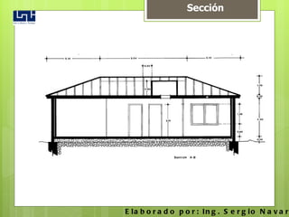 Sección Elaborado por: Ing. Sergio Navarro Hudiel 